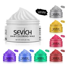 Manooby цветной воск для волос краска для волос перманентные цвета для волос крем унисекс сильный удерживающий Бабушкин серый одноразовые динамические прически