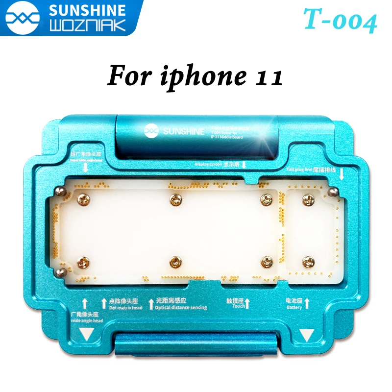 for iphone 11 Солнечный свет материнская плата слоистая тест ing Рамка для IPhone 11 PRO MAXPCB сварочная платформа Материнская плата Тест ремонт приспособление - Цвет: for iphone 11