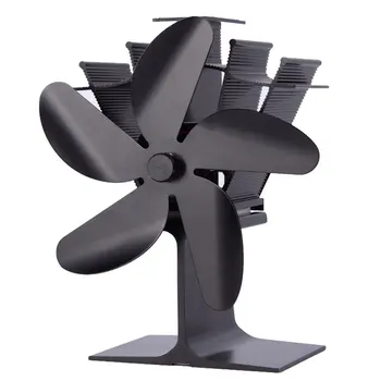 

SF201G Thermal Power Fireplace Heater Five Blades Fireplace Heating Fan Efficient Air Heater Low Noise Fan
