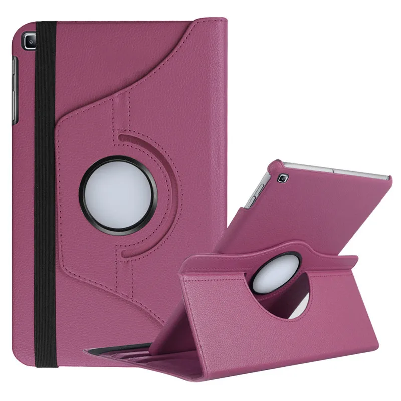 Чехол-книжка с подставкой для Samsung Galaxy Tab A 10,1 SM-T510 SM-T515 T510 T515 чехол для планшета защитный чехол+ стилус - Цвет: 360XZ-Purple