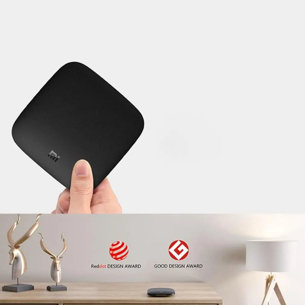Xiaomi Mi Box 4C 4K HDR ТВ приставка Android 6,0 Amlogic Cortex-A53 четырехъядерный 64 бит 1G+ 8G DTS-HD 2,4 ГГц WiFi приставка