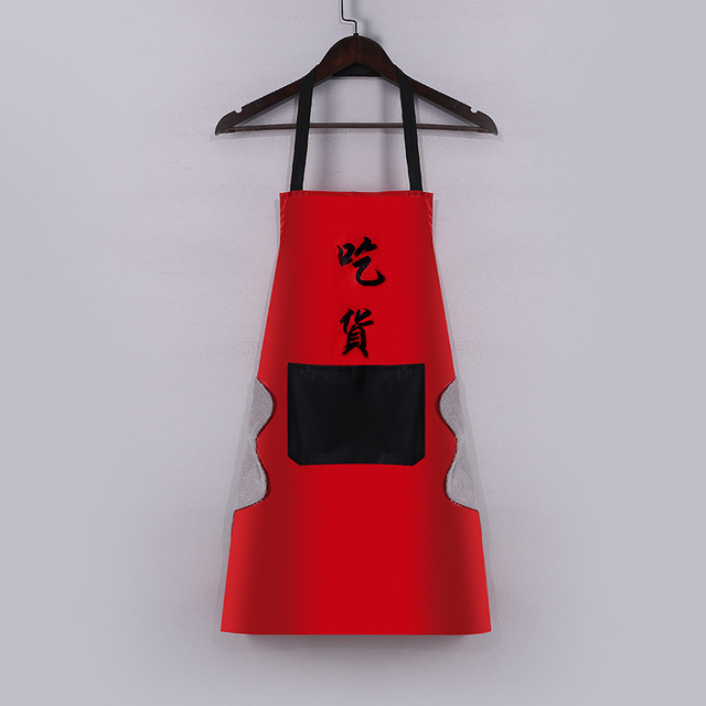 Oil Proof Cute Bear Cooking Apron Women Can Wipe Hands On Both Sides Pinafore Aprons kitchen Dress Baking Accessories
