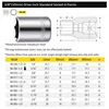 Stanley 1-Pcs 6PT  3/8 Square Drive Sockets Inch Sizes 1/4 5/16 3/8 7/16 1/2 9/16 5/8 3/4 to 13/16  Ratchet Socket Repair Tools 5