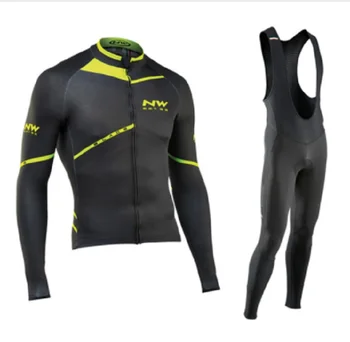 

NW 2019 breathable bicycle suit suit long sleeve spring and autumn cycling suit men's outdoor sports bike suit mountain bike sui