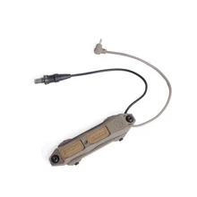 Тактический дистанционный переключатель с усиленным давлением Surefir Softair фонарик с двойным управлением винтовка хвост для PEQ NE04040