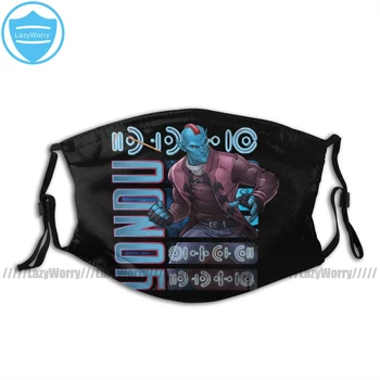 

Guardians Of The Galaxy Mouth Face Mask Yondu Character Badge Facial Mask Kawai Funny with 2 Filters for Adult