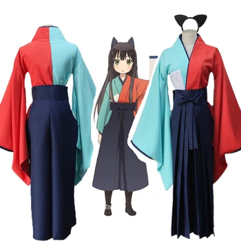 

Anime Urara tatsumi kon Costumes Japanese Kimono Cosplay Tatsumi Kon Bathrobe Uniform Suit For Women Halloween Party Costume