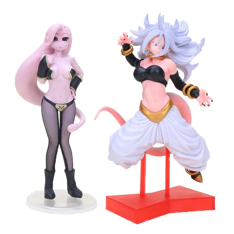 

22cm Dragon Ball Z figure toy Super Battle With Fighterz Majin Buu Lady Girls Buu PVC Action Figure Collection Model Toy