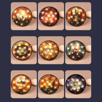 

Halloween LED Hanging Light Chandelier Color Halloween Led Hanging Night Light Hollow Lamp(battery not include)