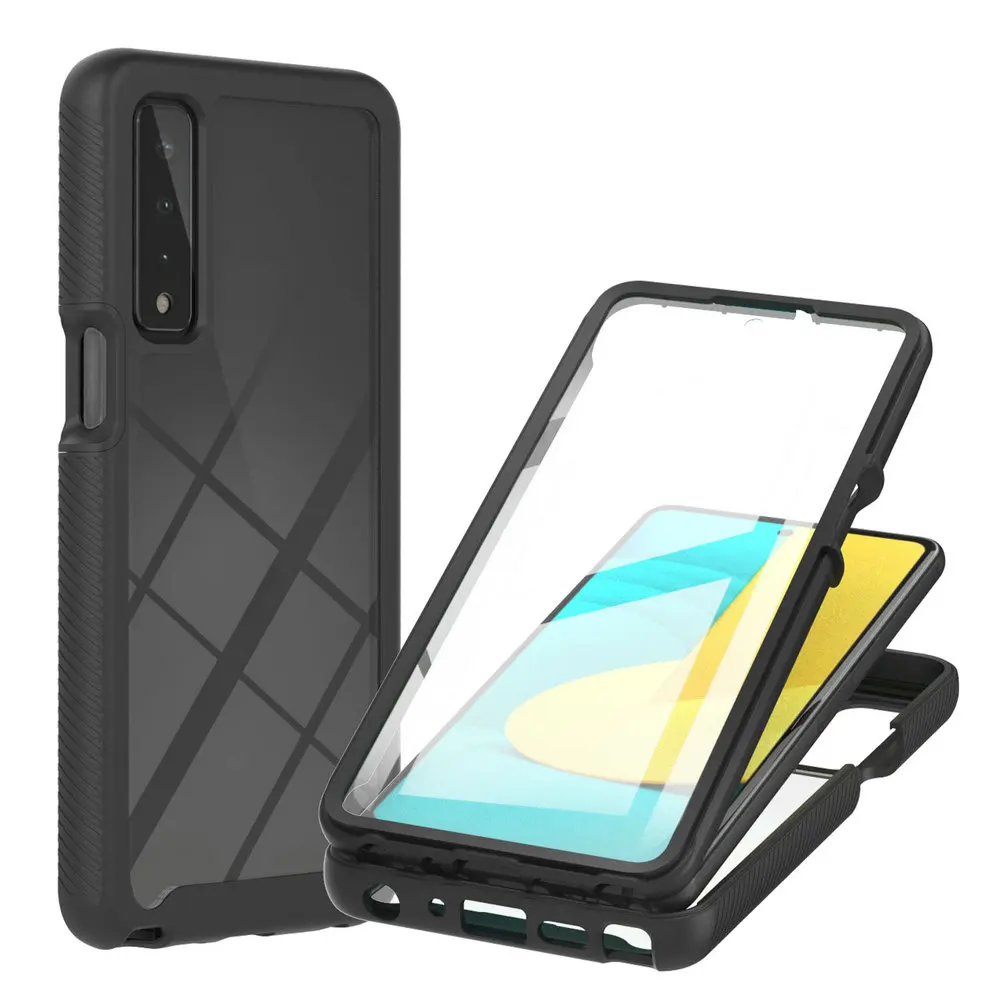 Противоударный чехол для LG Stylo 7 5G 2021 с украшением в виде кристаллов 360 защиты