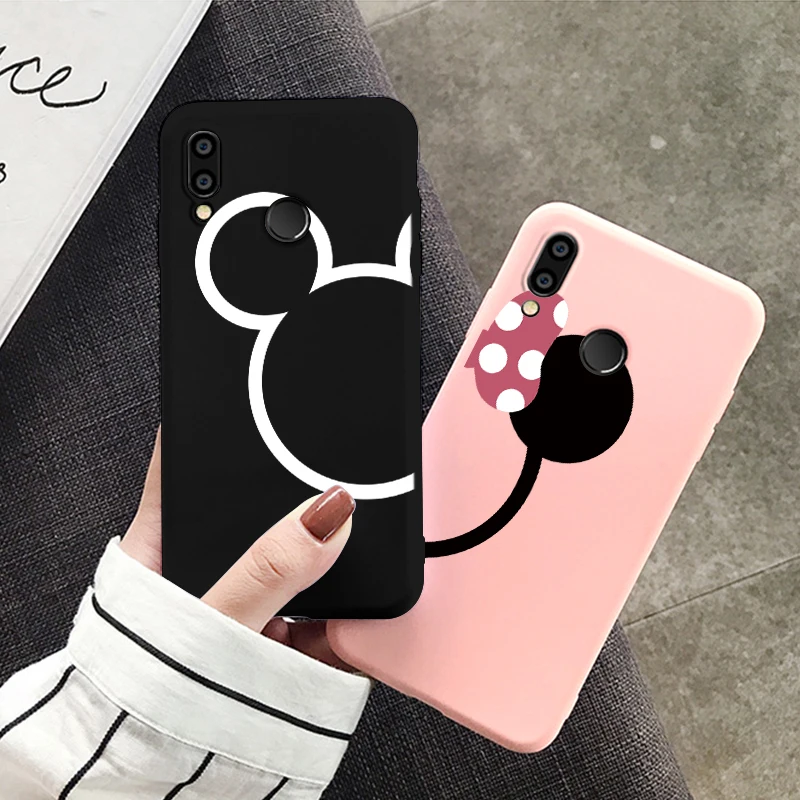 

Candy Color Matte Case FOR Huawei nova 3 3e 4 4e Y5 Prime Y9 2019 2018 Honor 9 10 8X Lite Y6 7A Pro View 20 Couple Case Silicone