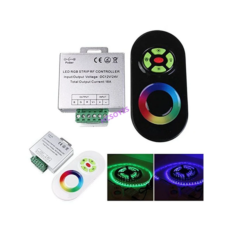 Беспроводной пульт дистанционного управления 18 А RGB сенсорная панель RF диммер с 5