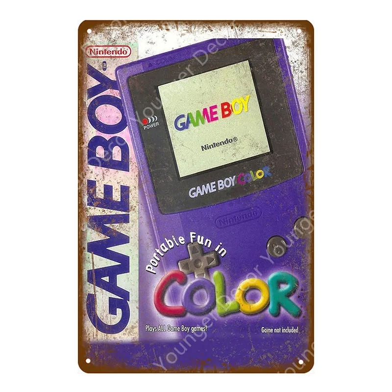 Кино, комикс, видео игра, Yoys Poster Play Gaming, металлические знаки, геймерская наклейка на стену для паба, бара, клуба, домашний декор, мультяшная доска, YI-162 - Цвет: YD8082BI