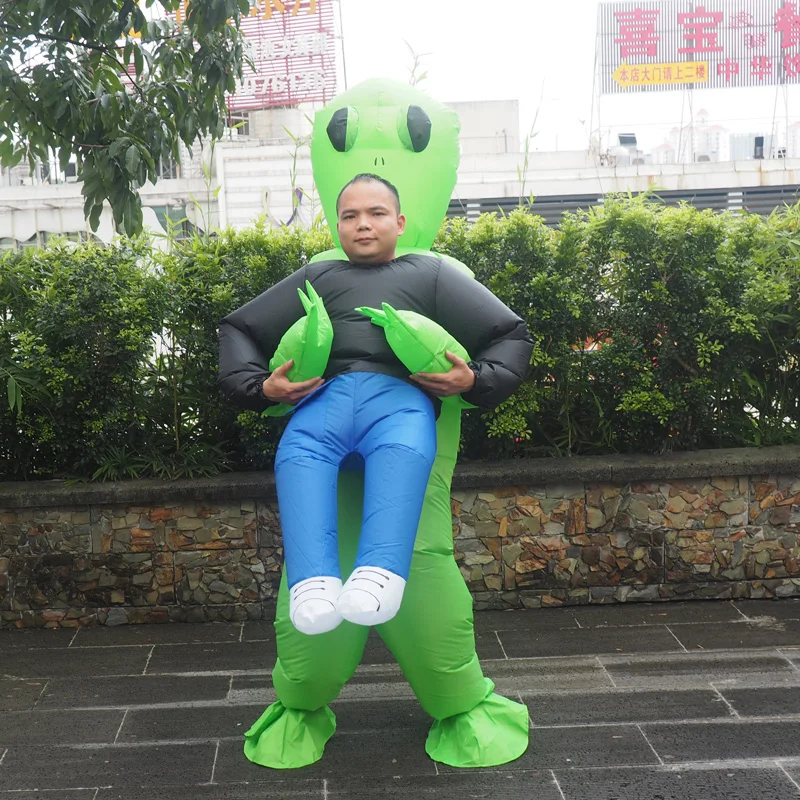 Halloween Aliens Inflatable Costume For Kids Women Men Adult Scary Monster Anime Cosplay Ghost Costume Party Festival Stage Suit (1)