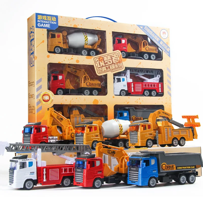 

Olympic Polybond 3389-15 Inertia Engineering Vehicle Set Model Car Model Excavator Toy