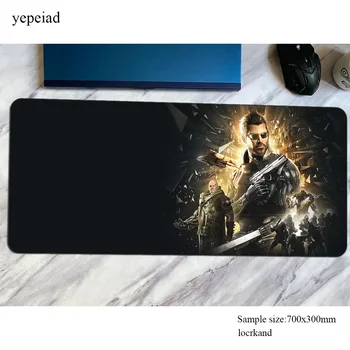 

Deus Ex mats cute gaming mouse pad big 700x300x4mm keyboard mousepad wrist rest notebook gamer accessories padmouse mat