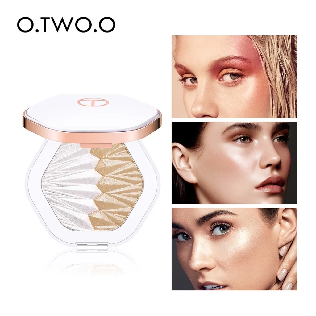 Women Make Up Professional New Makeup Face Powder Palette Multi Colors Bronzer Highlighter Powder Body Shimmer Beauty Ladies