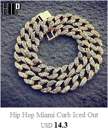 Хип-хоп 1 комплект 13 мм золото серебро полный Iced Out проложили Стразы кантри кубинская цепь CZ Bling ожерелья для мужчин ювелирные изделия