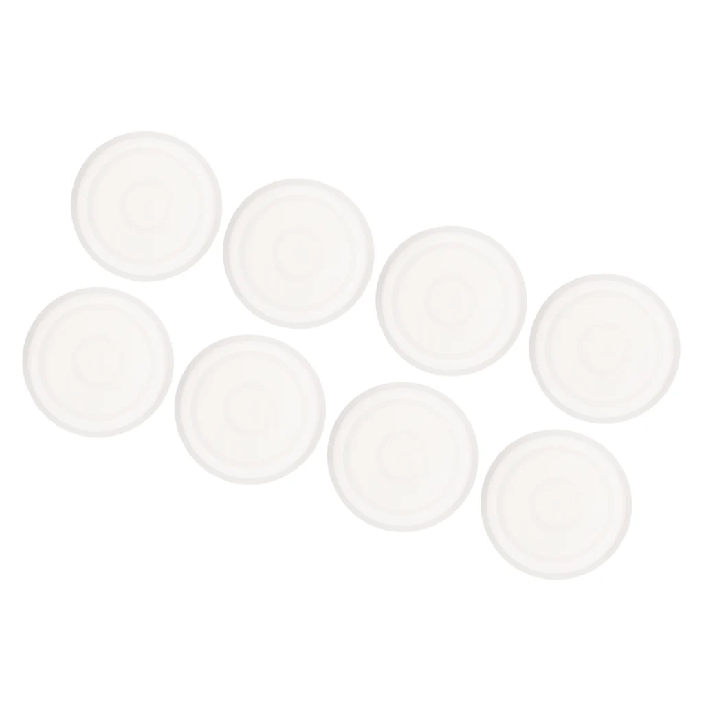 

8 Sets Coaster Cup Mat Mold Round Silicone Mould for DIY Epoxy Resin Casting