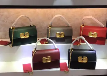 

free shipping the new style Simple and elegant genuine cow leather women handbag &shoulder bag 5 color cute bag