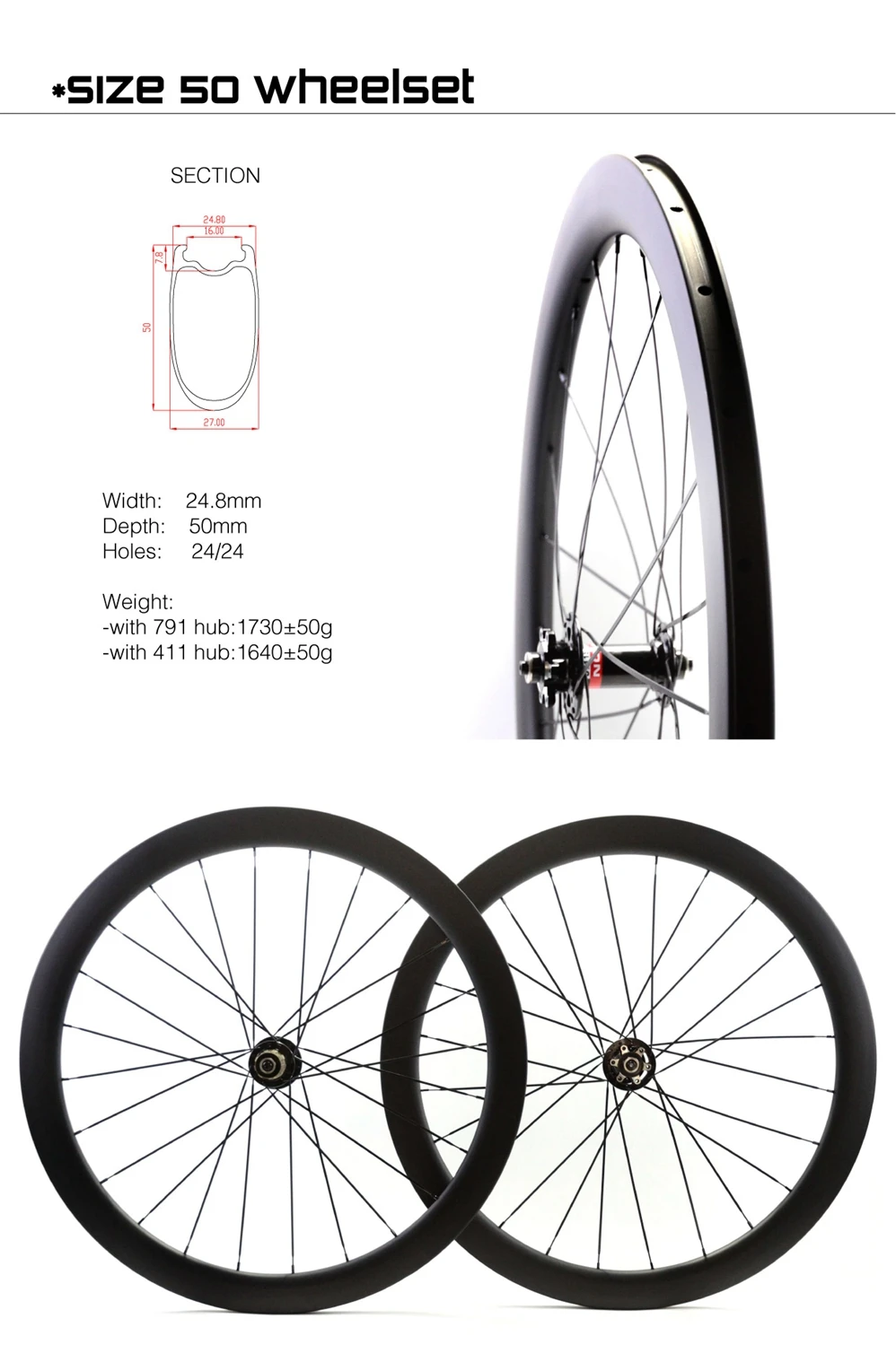 All sizes tubeless Disc 791 411-02