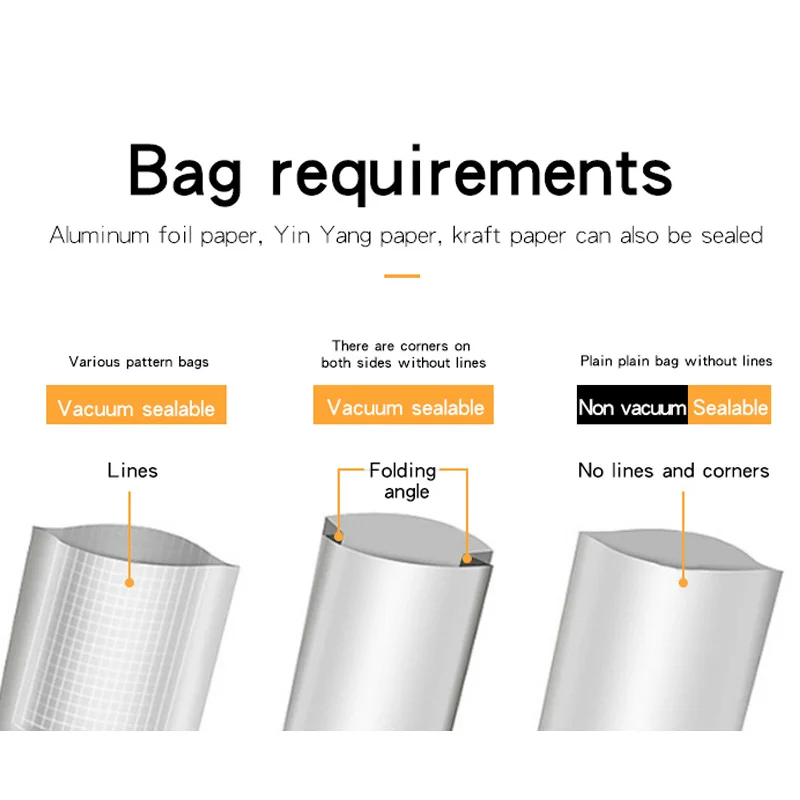 saengQ Best Electric Vacuum Sealer Packaging Machine Vacuum Food Sealing For Home Kitchen Food Bags Commercial Vacuum Machine 3
