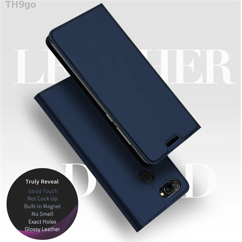 Тонкий чехол кошелек с магнитной застежкой для Huawei Honor 10 9 8X 7X 6X Lite ударопрочный