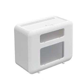 

Multifunctional PC Cover Tissue Box Household Toilet Living Room Simple Plastic Napkin Storage Box Creative Desktop Pumping Box