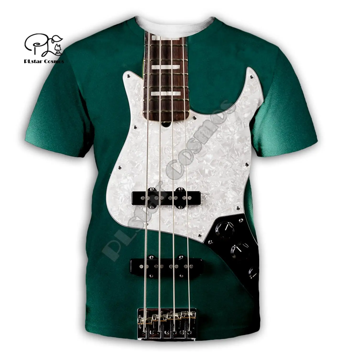 

Guitar art Musical instrument 3D full printing fashion t shirt Unisex hip hop style tshirt streetwear casual summer style-8