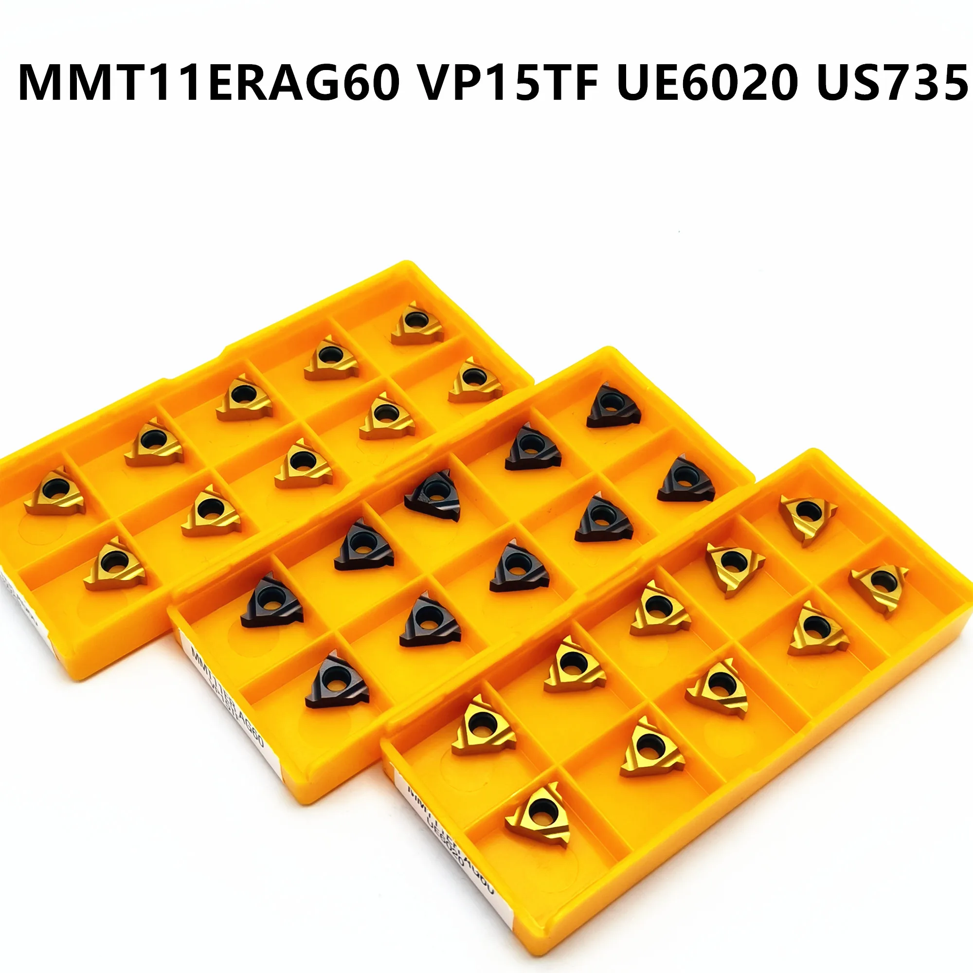 

Tungsten Carbide MMT 16ER AG60 VP15TF / UE6020 / US735 Carbide Blade Thread Cutting Machine Lathe Tool Milling Cutter CNC Tool