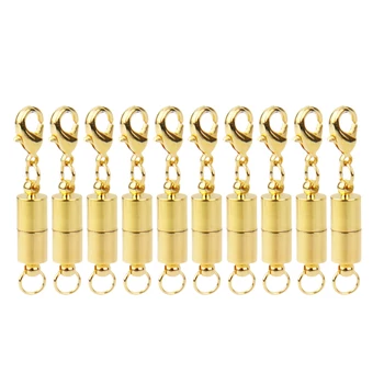 

10PCS MAGNETIC CLASP CONVERTER CRAFT JEWELRY FINDINGS FOR NECKLACE BRACELET