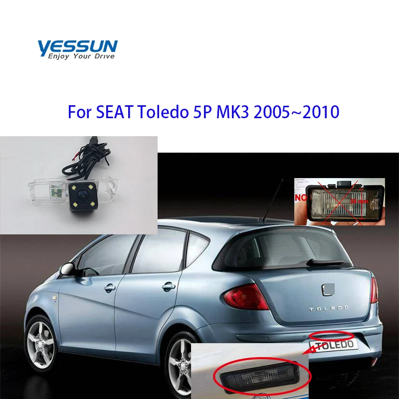 Yessun камера заднего вида CCD для сиденья к светодиодный o 5P MK3 2005 ~ 2010 парковочный