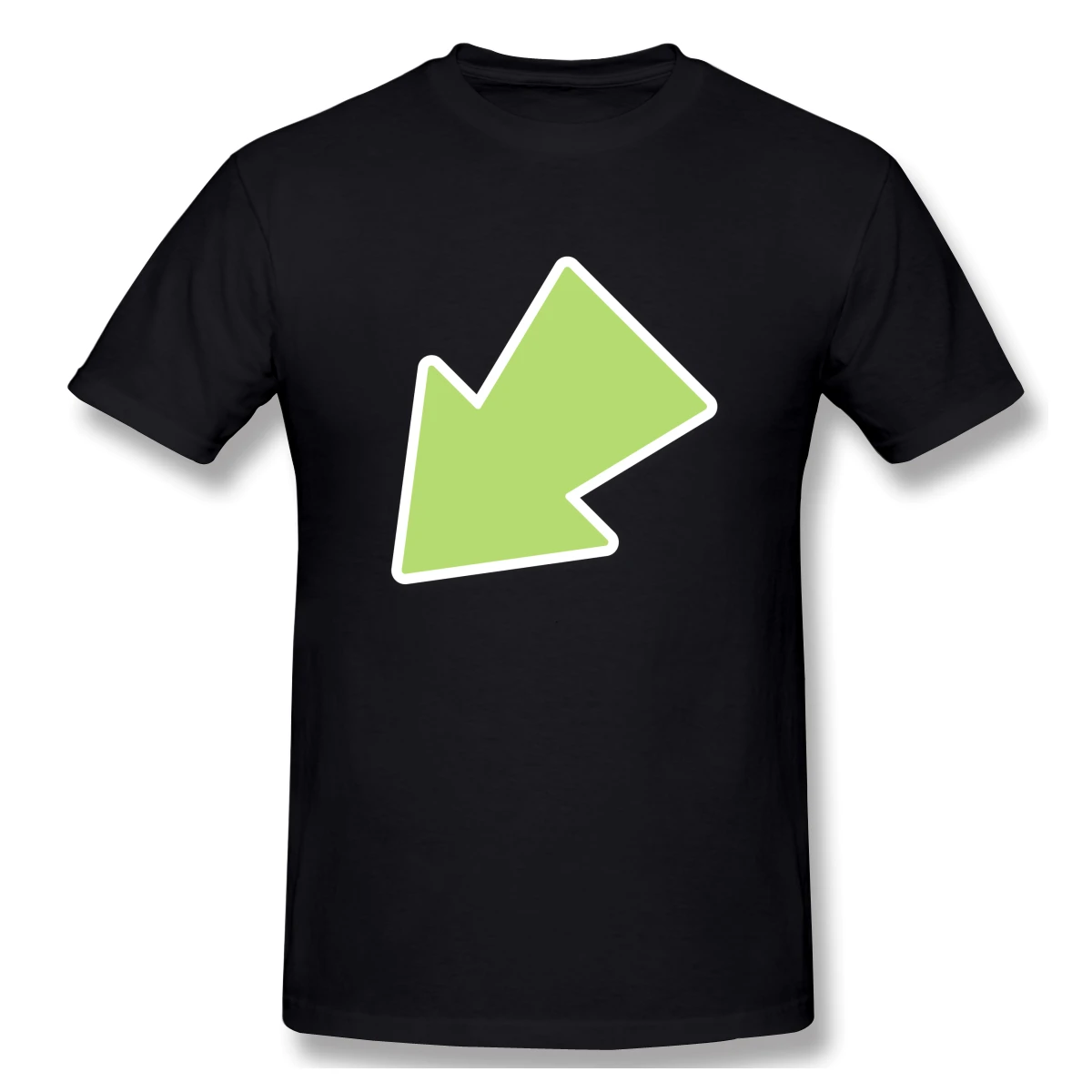 2020 New Fashion T Shirts Men Vogue Tshirts Green Arrow Hand Symbol Colour Casual Short Sleeves Tops Tees Male Clothing | Мужская одежда