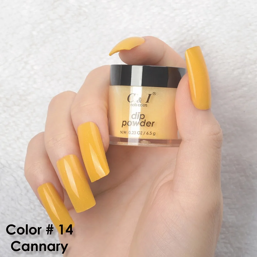 C&I Mini Dip Powder Color # 14 Cannary 2