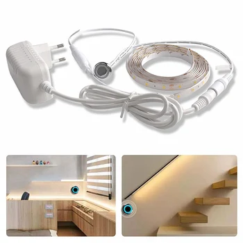 

Dimmable Touch Sensor Control LED Strip 2835 12V Luces LED Strips Lights Lamp Tape For Under Cabinet Closet Kitchen Bed Lighting