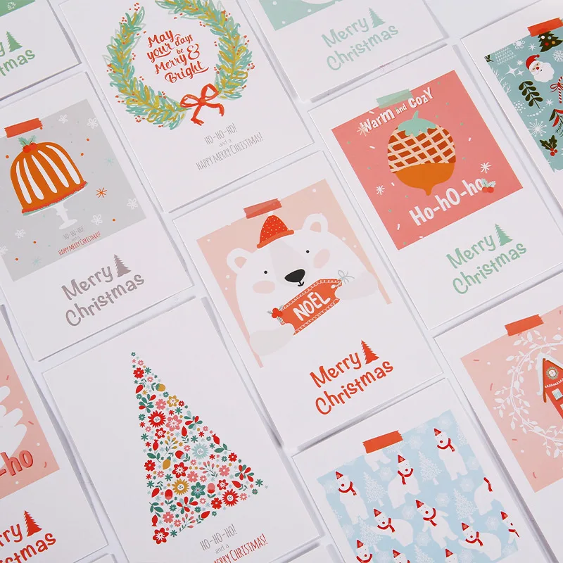 10 шт. новая открытка Merry Christmas Скрапбукинг вечерние приглашения сделай сам