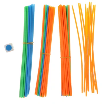 

100 PCS Colorful Mikado Pickup Sticks Game Set Parent-child Interactive Toy