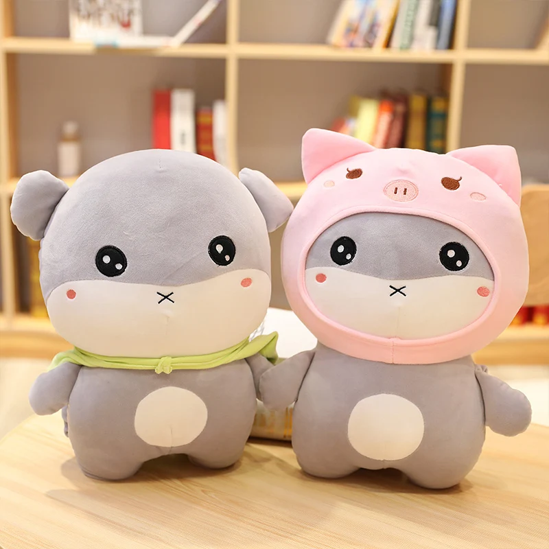 

New Hat Hamster Mouse Plushie Plush Toys Stuffed Animal Mouse Kawaii Bag Pendant Lovely Christmas Soft Gift Doll for Girls Boys