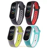 High quality Strap for Xiaomi Mi Band 4 3 Bracelet Breathable Mi Band 5 Bracelets for MiBand 3 4 Replacement Double Color Strap ► Photo 1/6