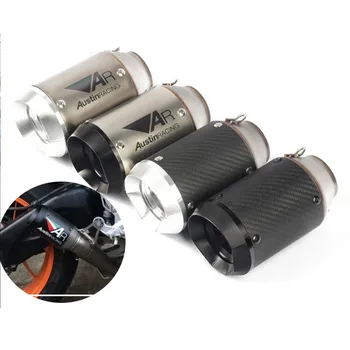 

Universal Motorcycle Exhaust Pipe Muffler System Racing Escape Moto ATV Scooter KTM For AR YAMAHA FZ6 CB400
