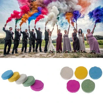 

Colorful Magic Smoke For Party Wedding Rainbow Running Fire Tips Fun Toy Pyrotechnics Smoke Magic Fire Fog Professional Pocke