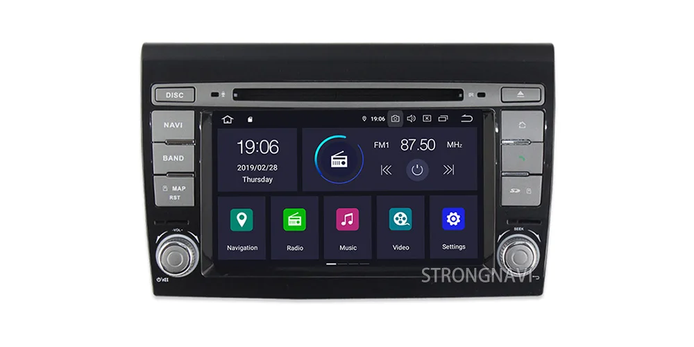 Ips DSP Android 9,0 7 дюймов автомобиля Радио DVD плеер gps для Fiat Bravo 2007-2012 Citroen джемпер peugeot боксеры видео навигации