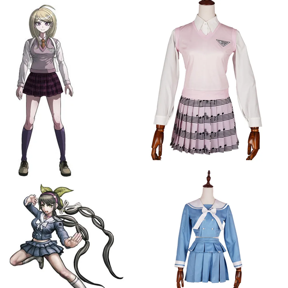 Danganronpa V3: Killing Harmony Akamatsu kaede костюм моряка для маскарада костюмы хеллоуина Леди