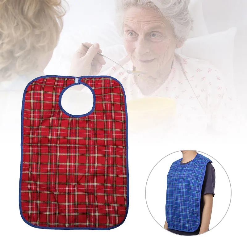 

Large Waterproof Adult Mealtime Bibs Disability Clothes Cook Protector