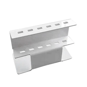 

Beauty False Eyelashes Grafting Tweezers Acrylic Display Stand Storage Organizer Eyelash Extension Lashes Display Stand(White)