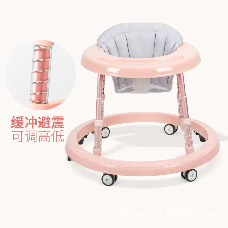 

Infant Folding Walker Multifunctional Shock-relief Boys, Babies And Girls Roll-over-proof O-legged Hand-pushed Walker