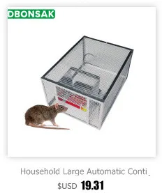 Бытовая большая Автоматическая непрерывная многоразовая ловушка для ловли мышей приманка, защелка ловушка для Мышей Ловушка для мышей охотничья крыса мышей клетка для грызунов