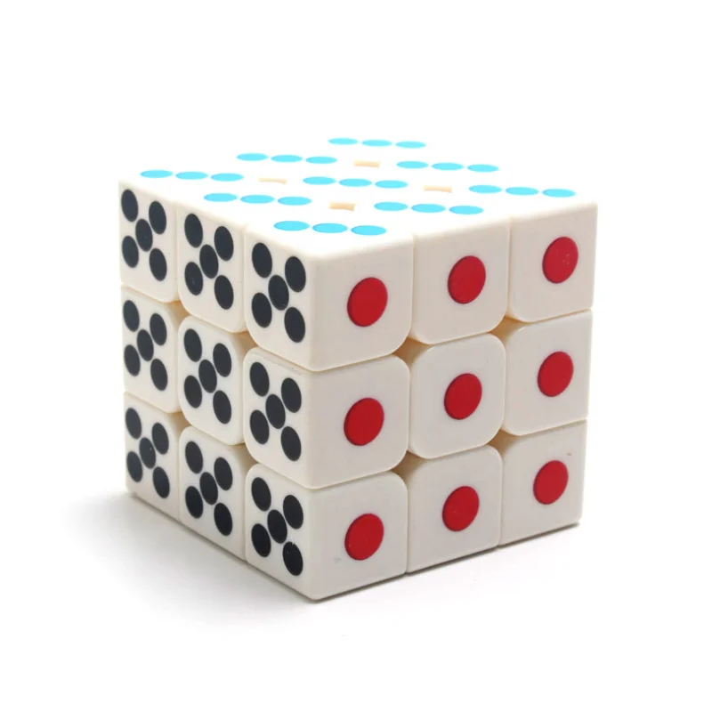 3x3x3 Zcube, магические кубики маджонг в китайском стиле, скоростные Кубики-головоломки, гладкий Прозрачный светящийся кубик, развивающие игрушки для детей