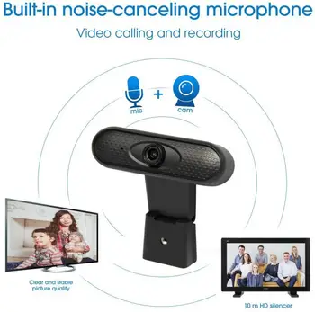 

1080P HD Mini Webcam Computer Pc Built-in Microphone Auto Focus USB WebCamera For Live Broadcast Video Conference Work Webcam ho