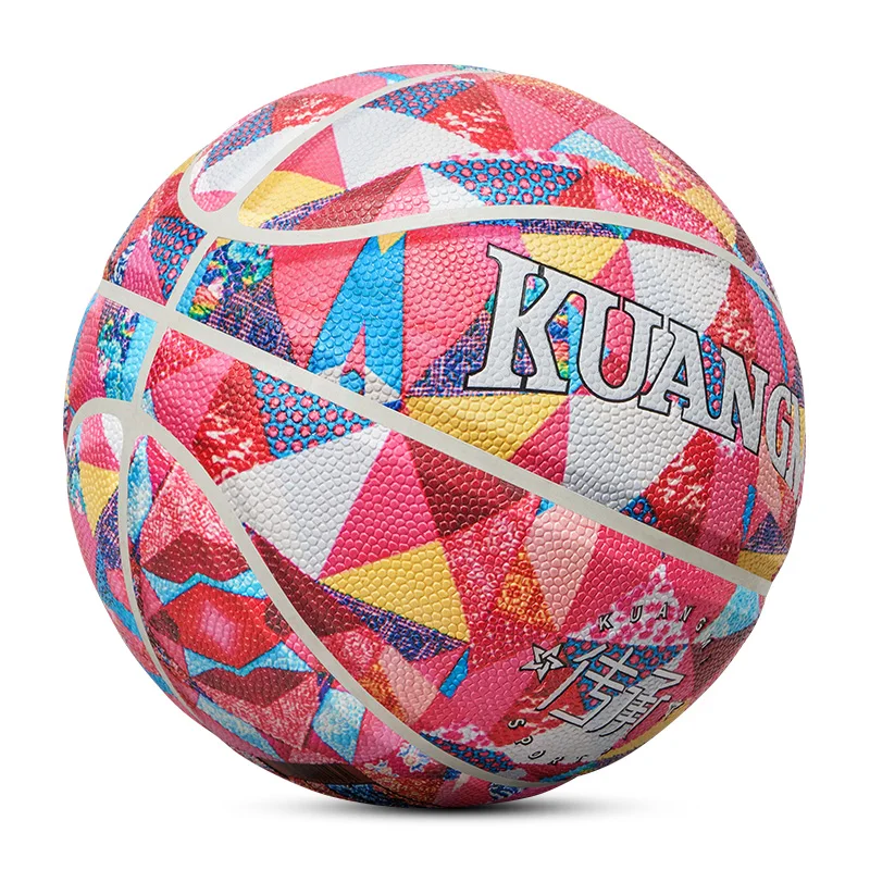 

Kuangmi Basketball Size 7 Professional Sports Training Ball Equipment Wear-resisting Non-slip PU Material Match Adult Basquete